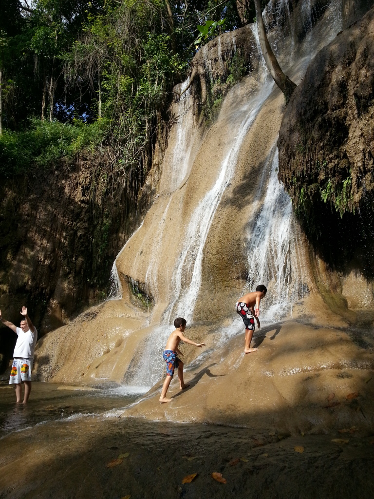 Sai Yok waterfalls, a day trip from Kanchanaburi