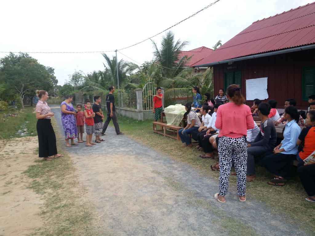 Teaching is another kind of learning. In Cambodia talking with local students about Israel and practicing English together