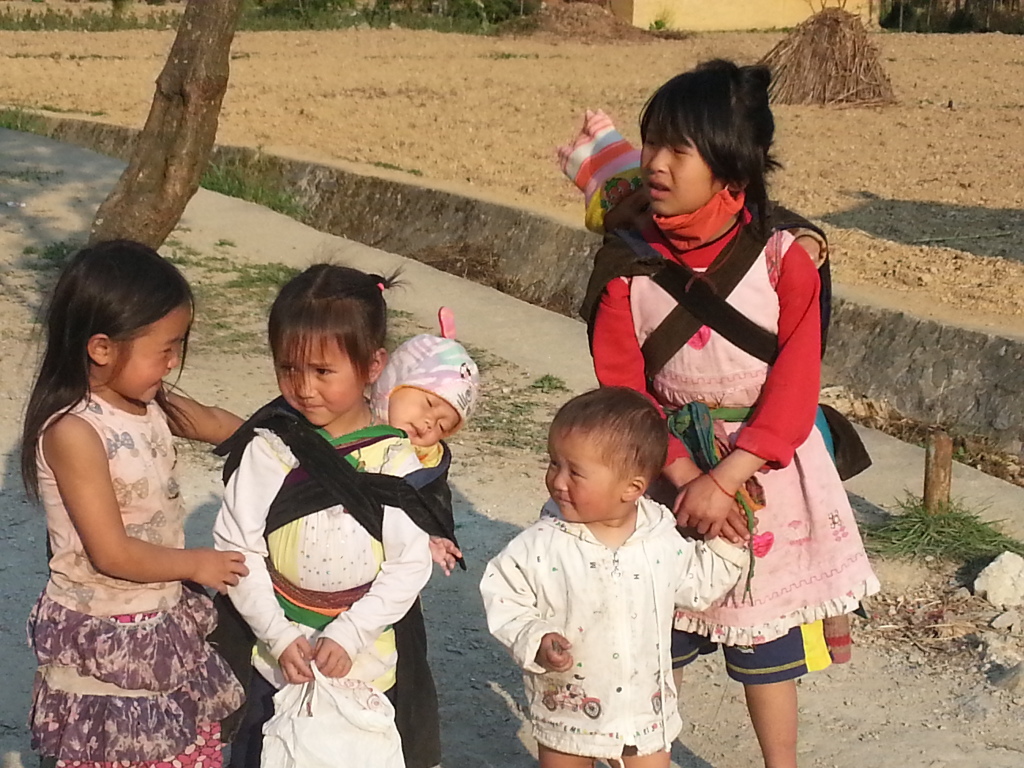 Baby care in Hmong hilltribe