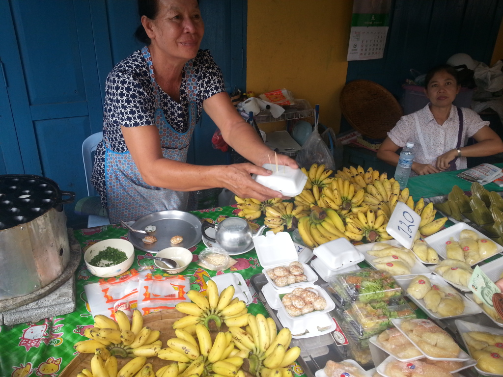 Rice pancakes in Chiang Mai