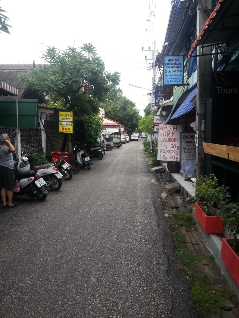 The streets of Chiang Mai old city