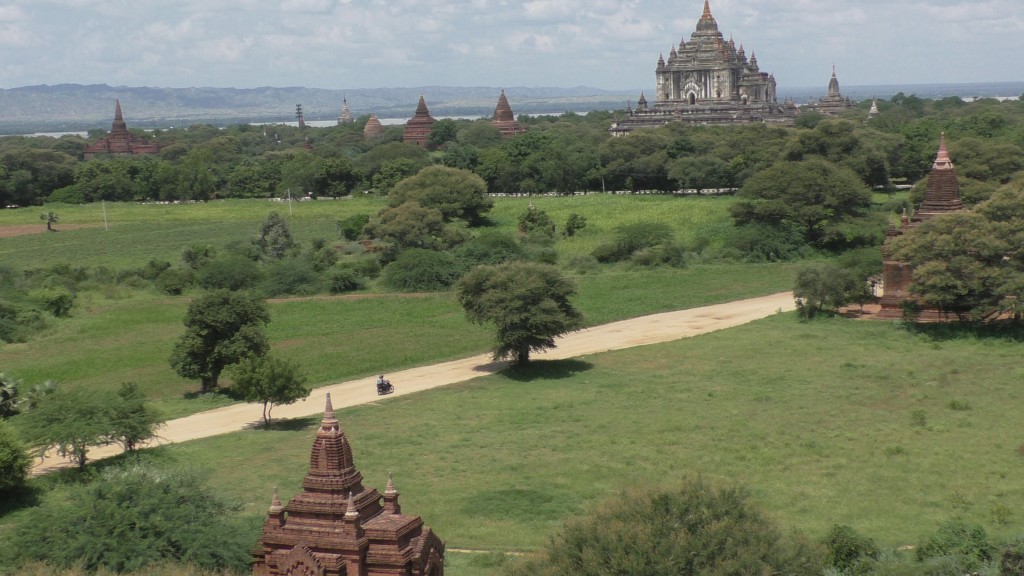 The view of Bagan temples is incredible.