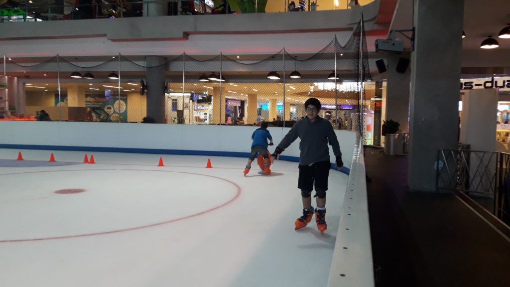 Ice skating